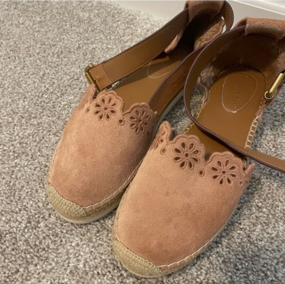 See By Chloe Glyn Scalloped Sandals - Picture 2 of 7